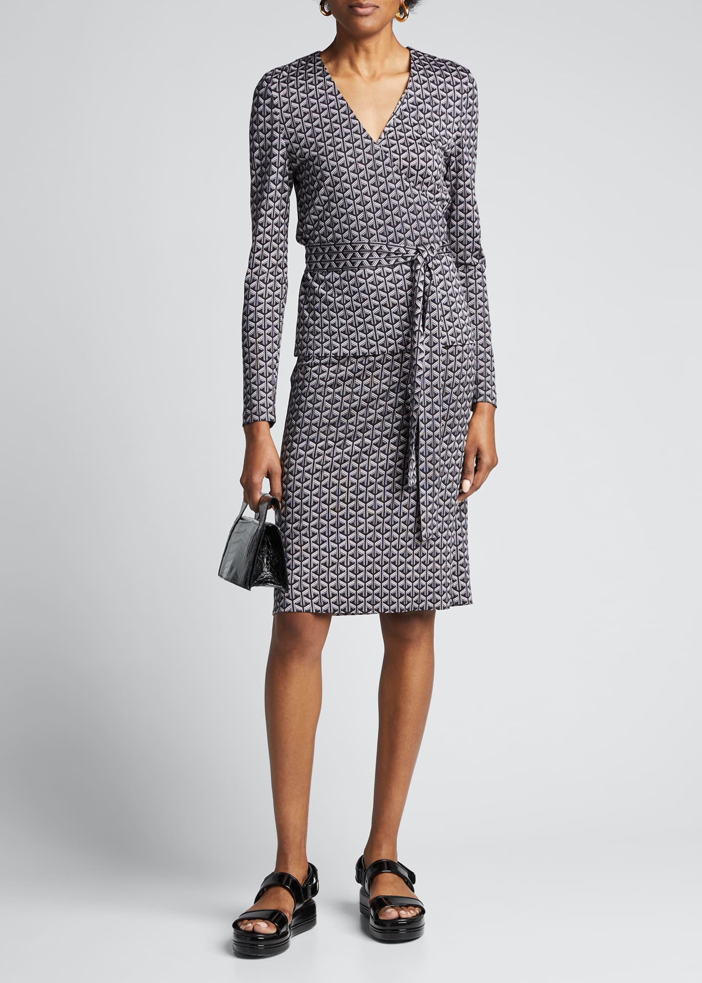 diane von furstenberg long wrap dress
