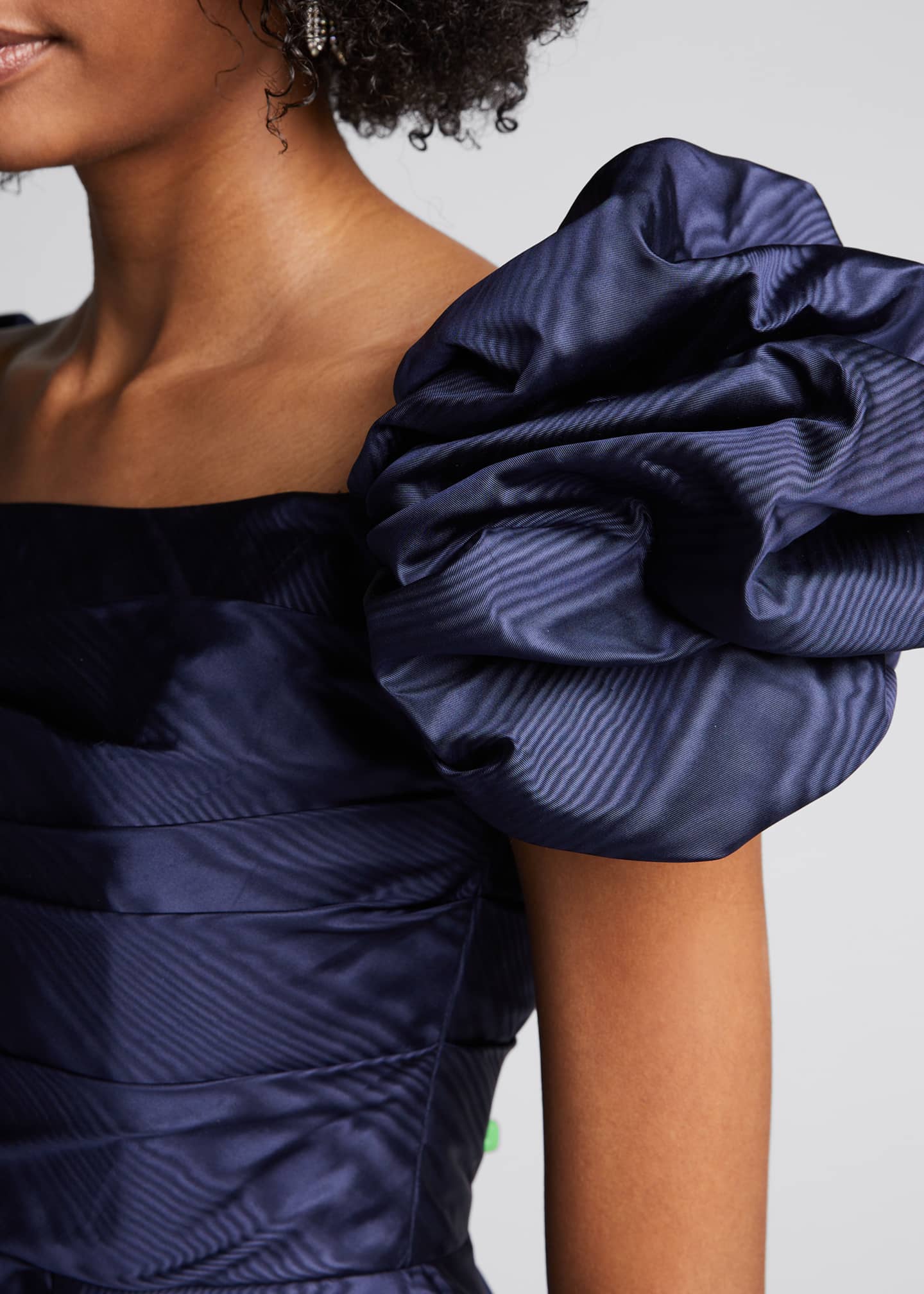 Roland Nivelais Off-the-Shoulder Puff-Sleeve Gown - Bergdorf Goodman
