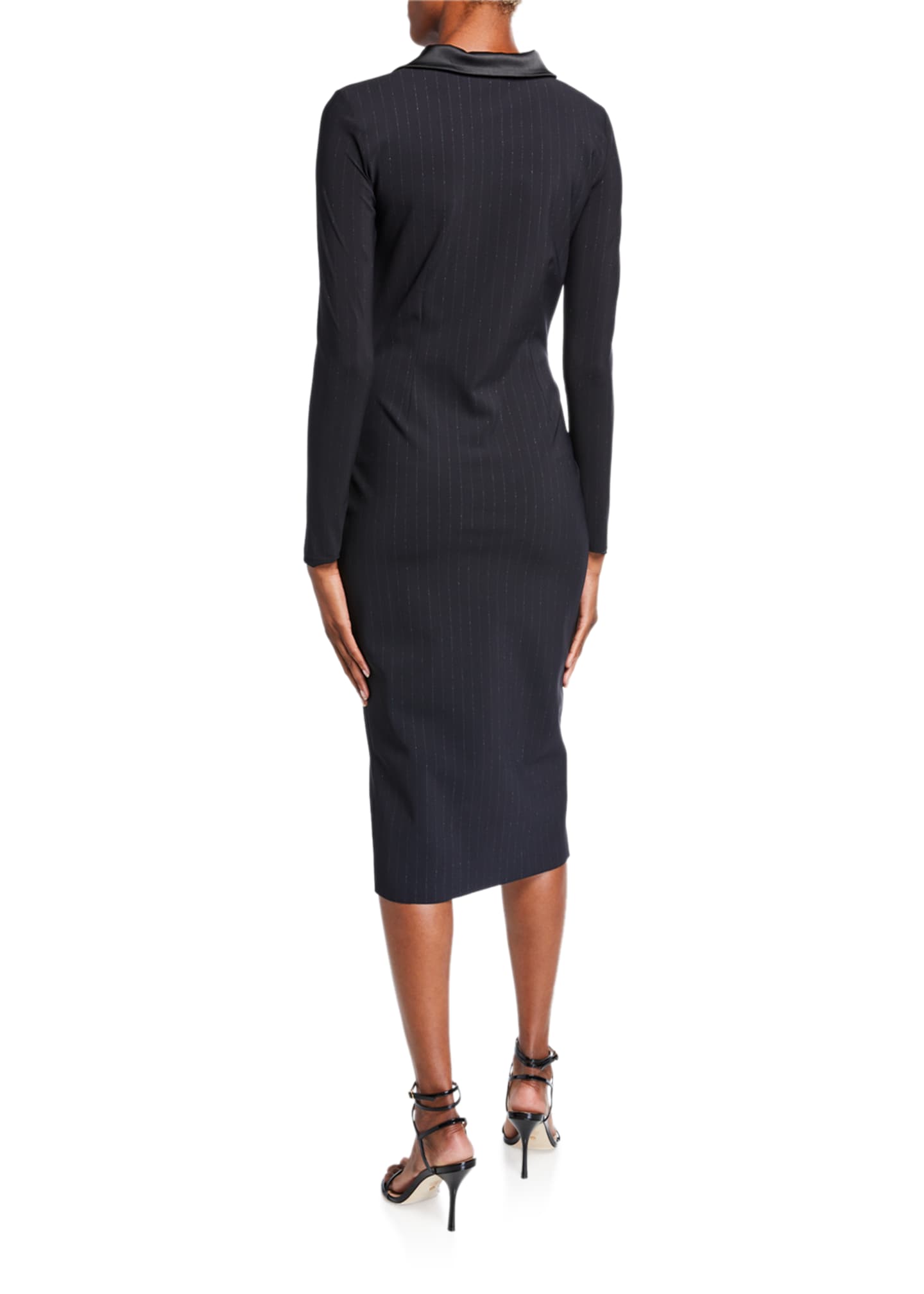 tuxedo sheath dress