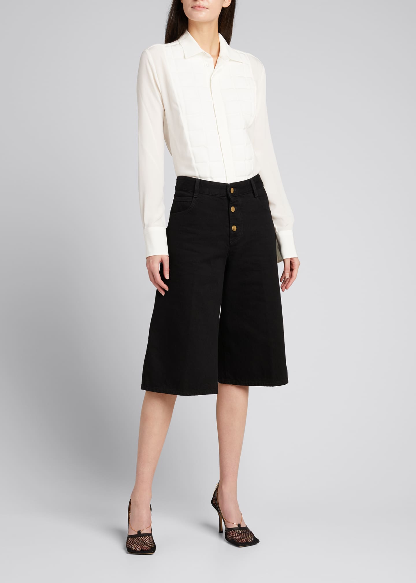 bottega veneta net heels