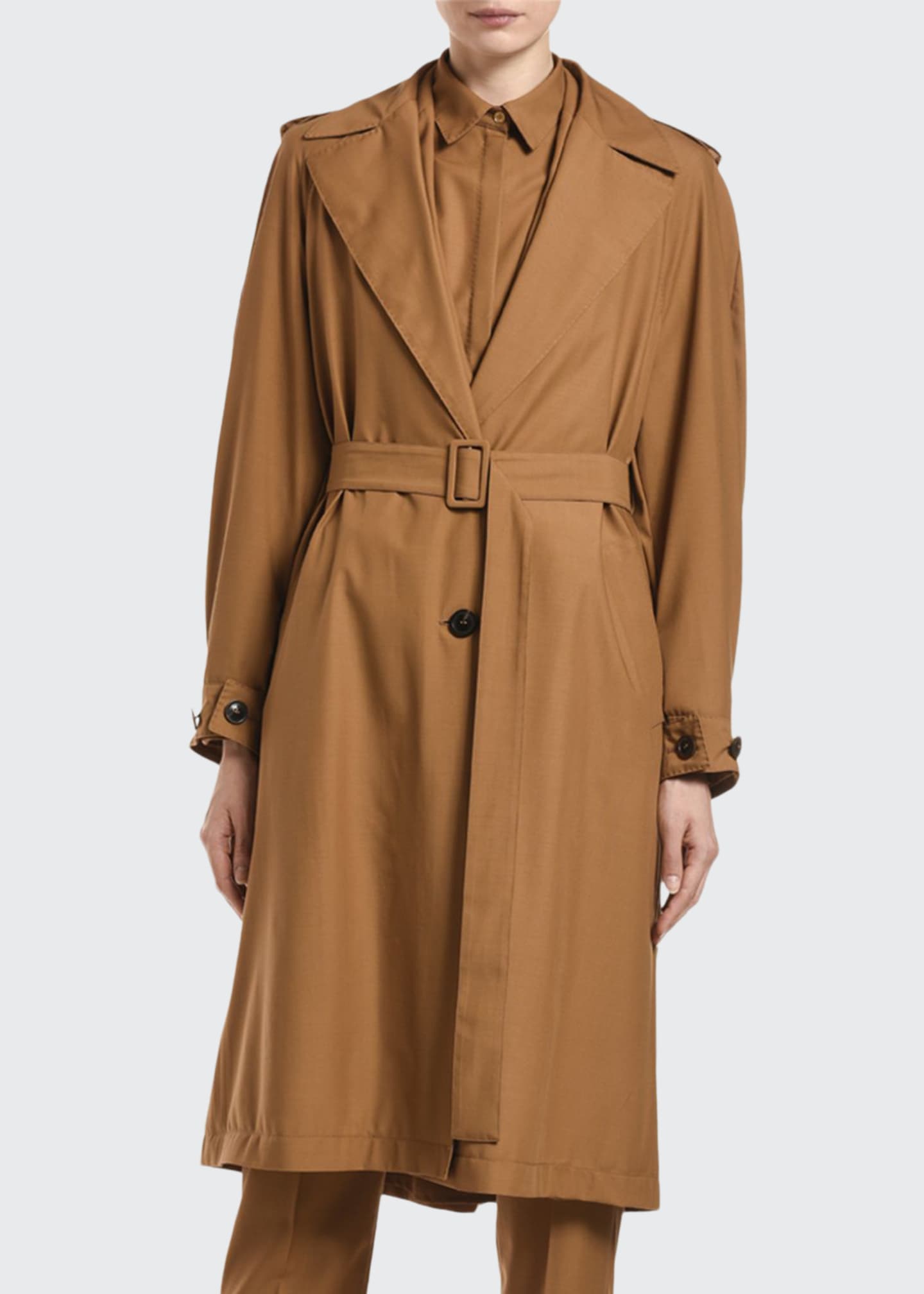 Gucci Wool Coat with Double-G