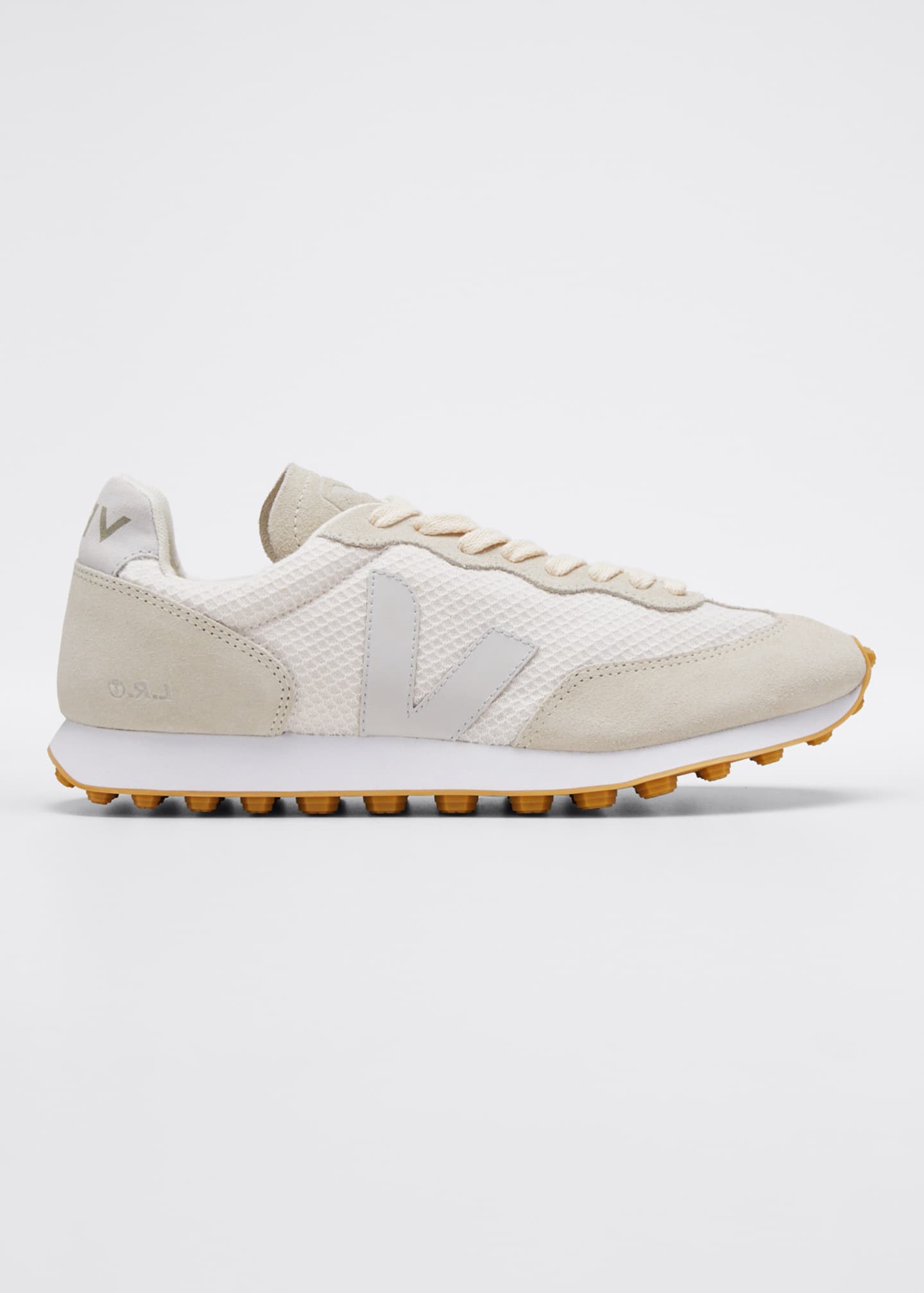 cream suede sneakers