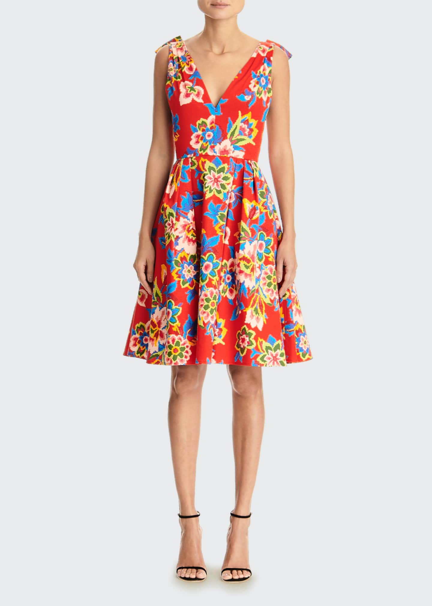 carolina herrera floral dress