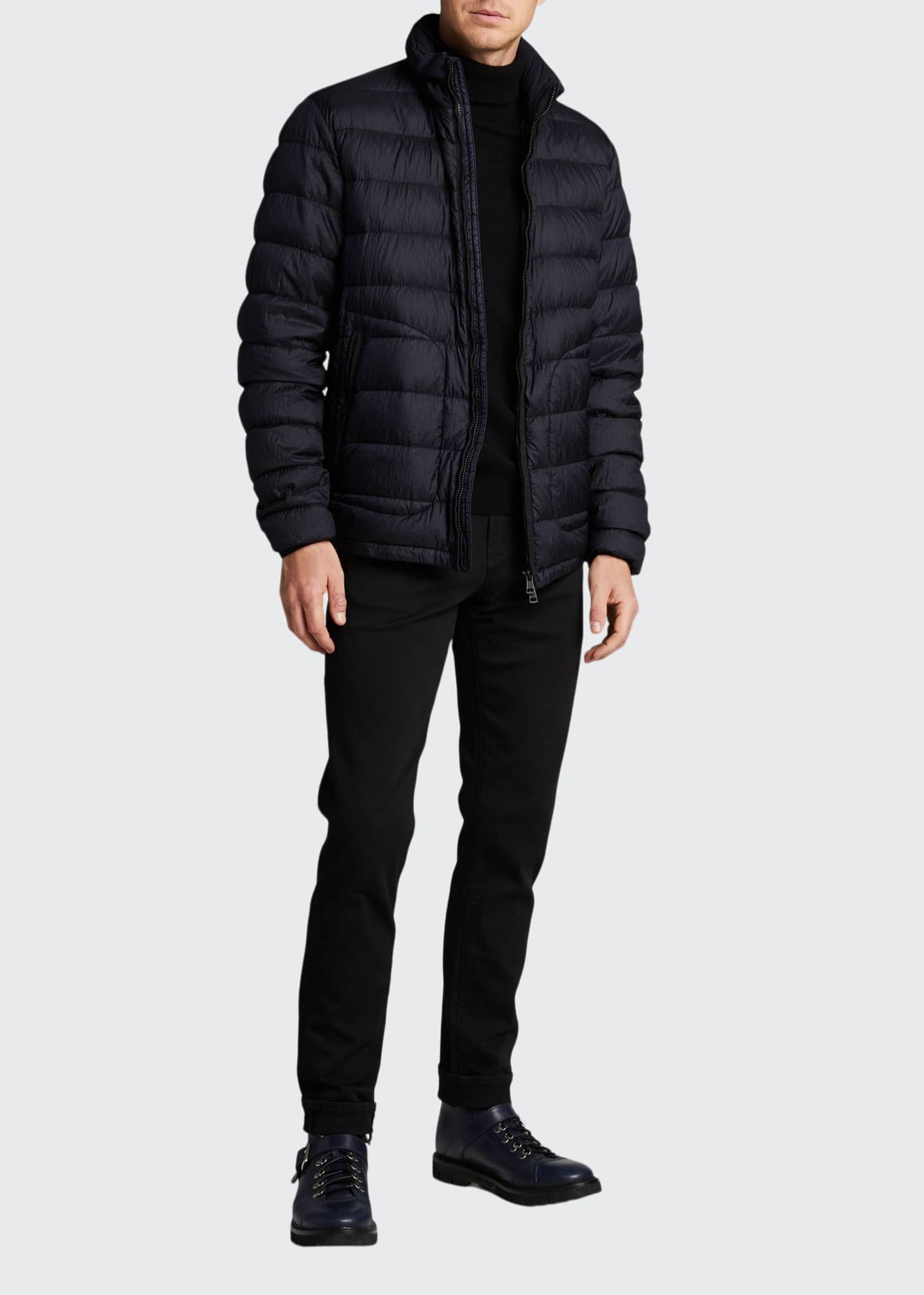 mens moncler hooded jacket