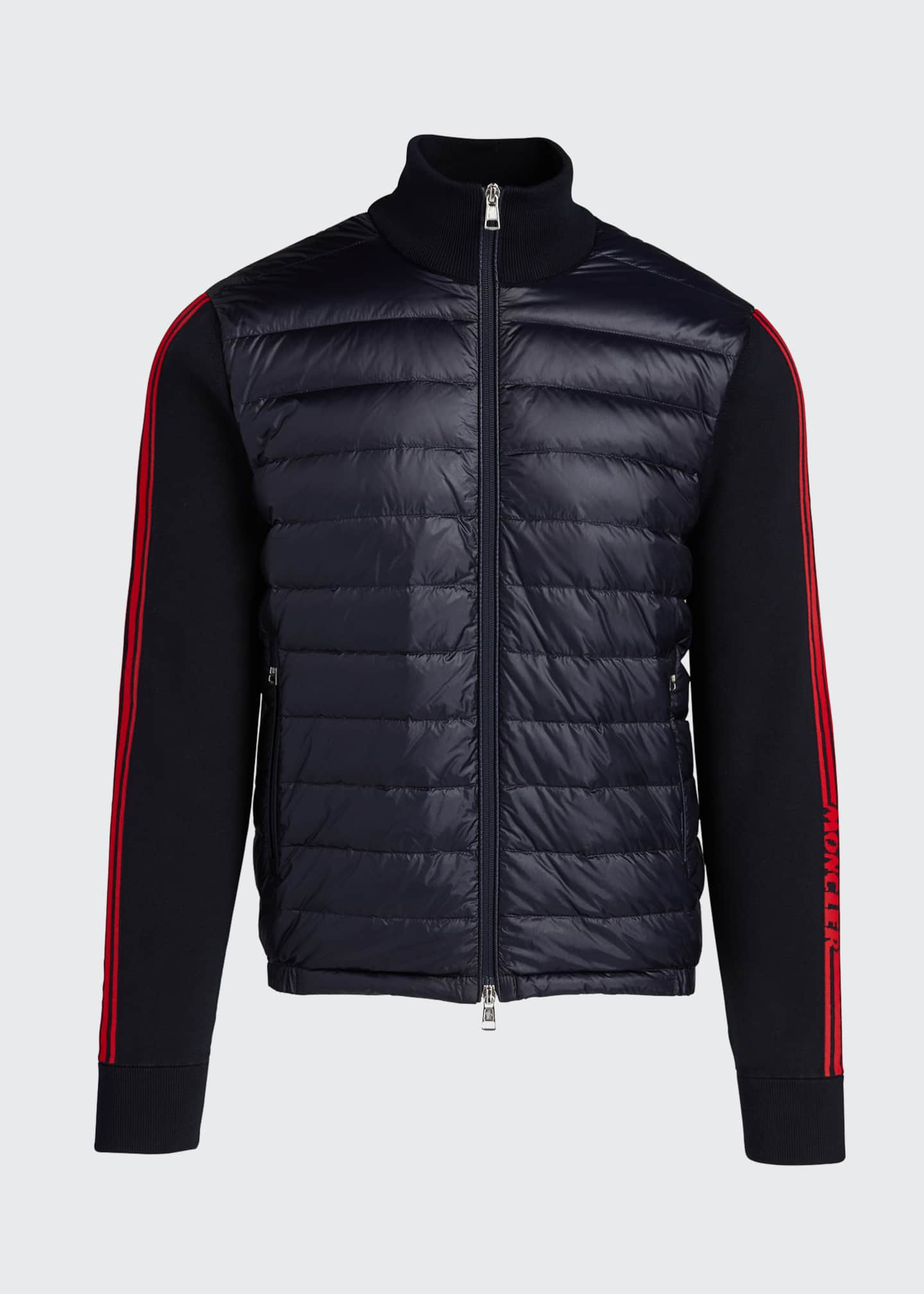 Moncler Men's Quilted-Front Zip-Front Jacket - Bergdorf ...