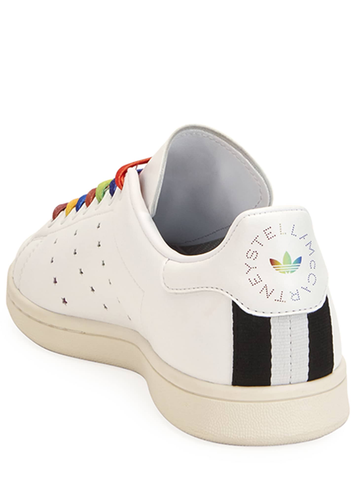 Stella McCartney Stan Smith Sneakers with Rainbow Laces - Bergdorf Goodman