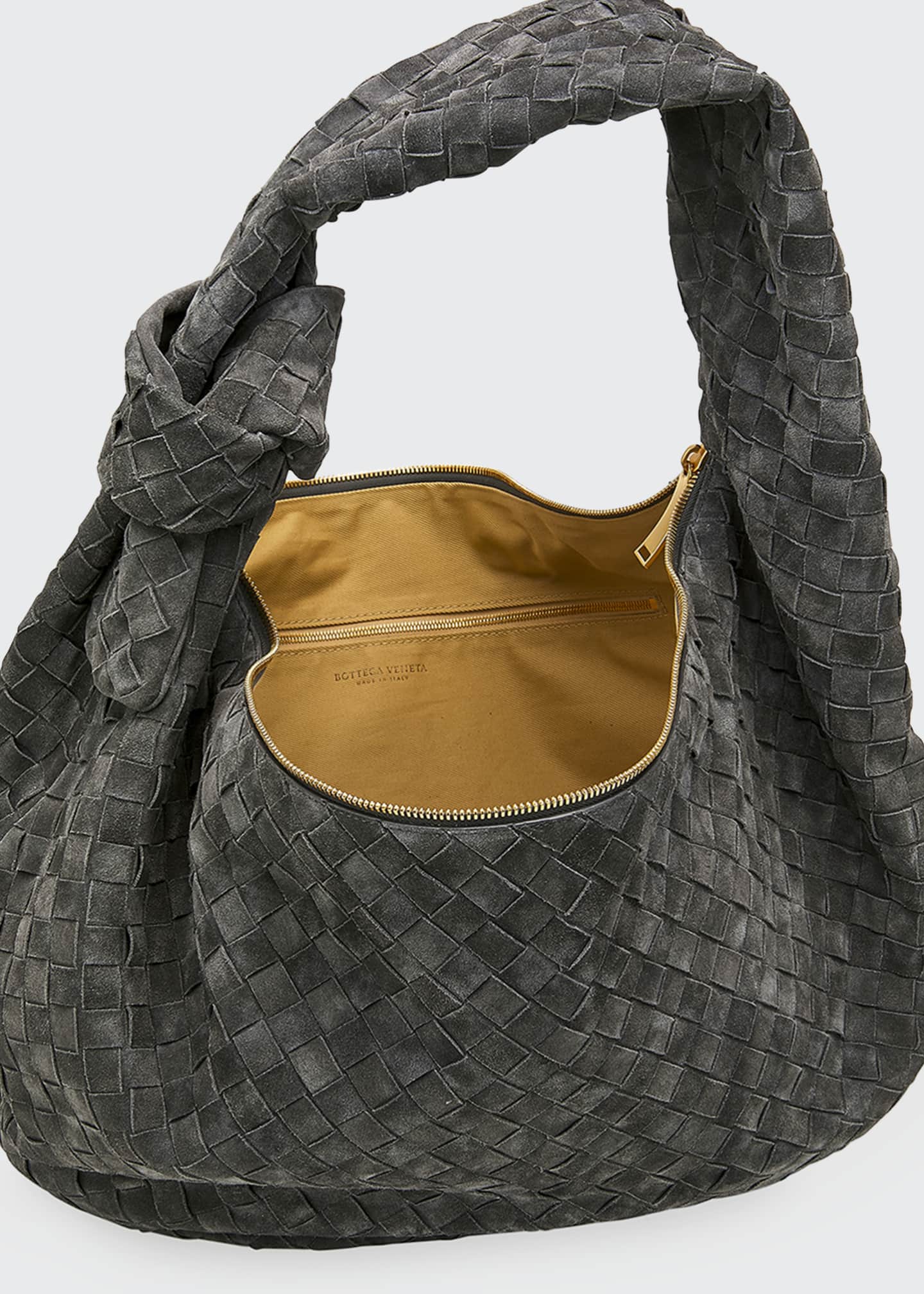 Bottega BV Jodi Large Intrecciato Suede Hobo Bag Bergdorf Goodman