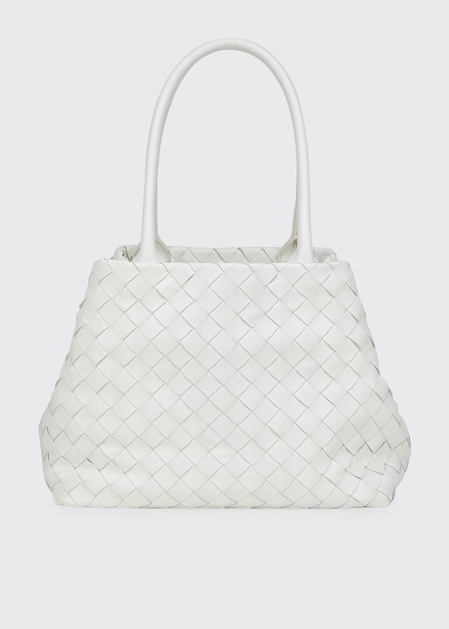 woven top handle bag