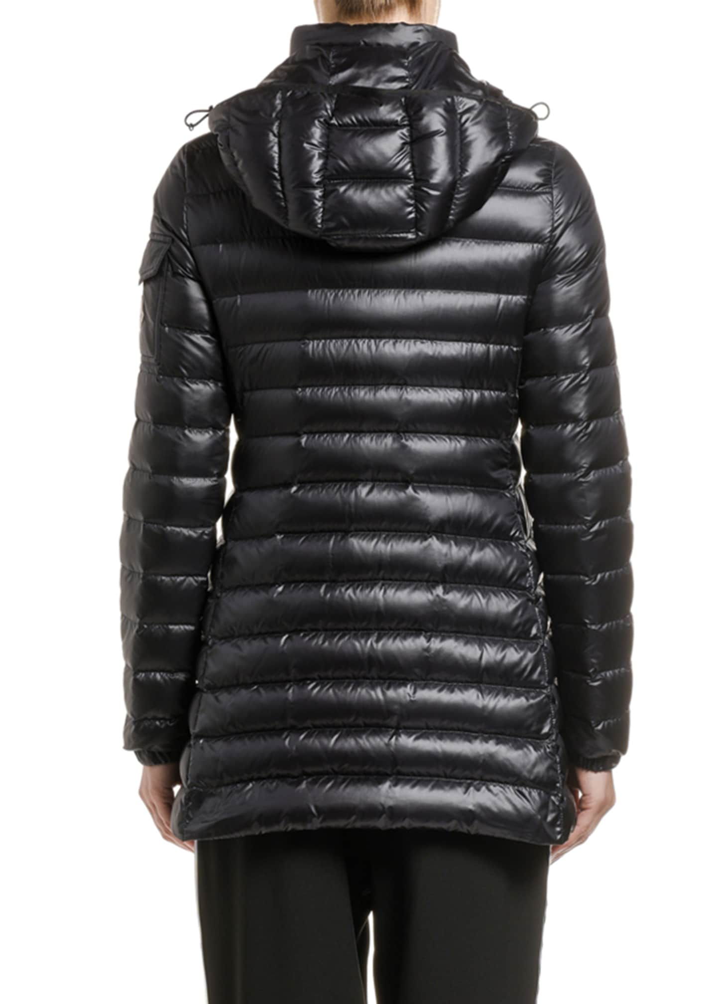 Moncler Menthe Removable-Hood Horizontal Puffer Coat - Bergdorf Goodman