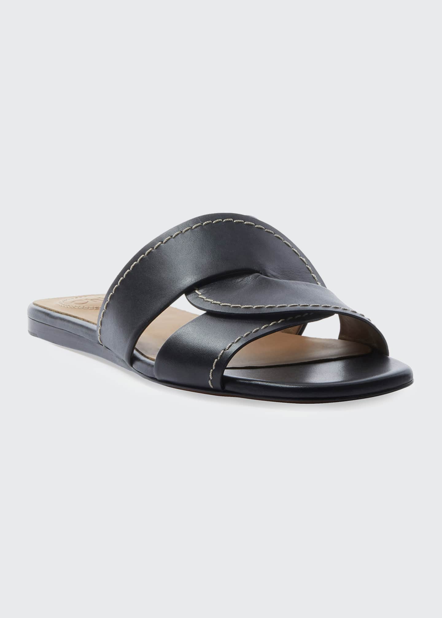 Chloe Candice Flat Twist Slide Sandals - Bergdorf Goodman