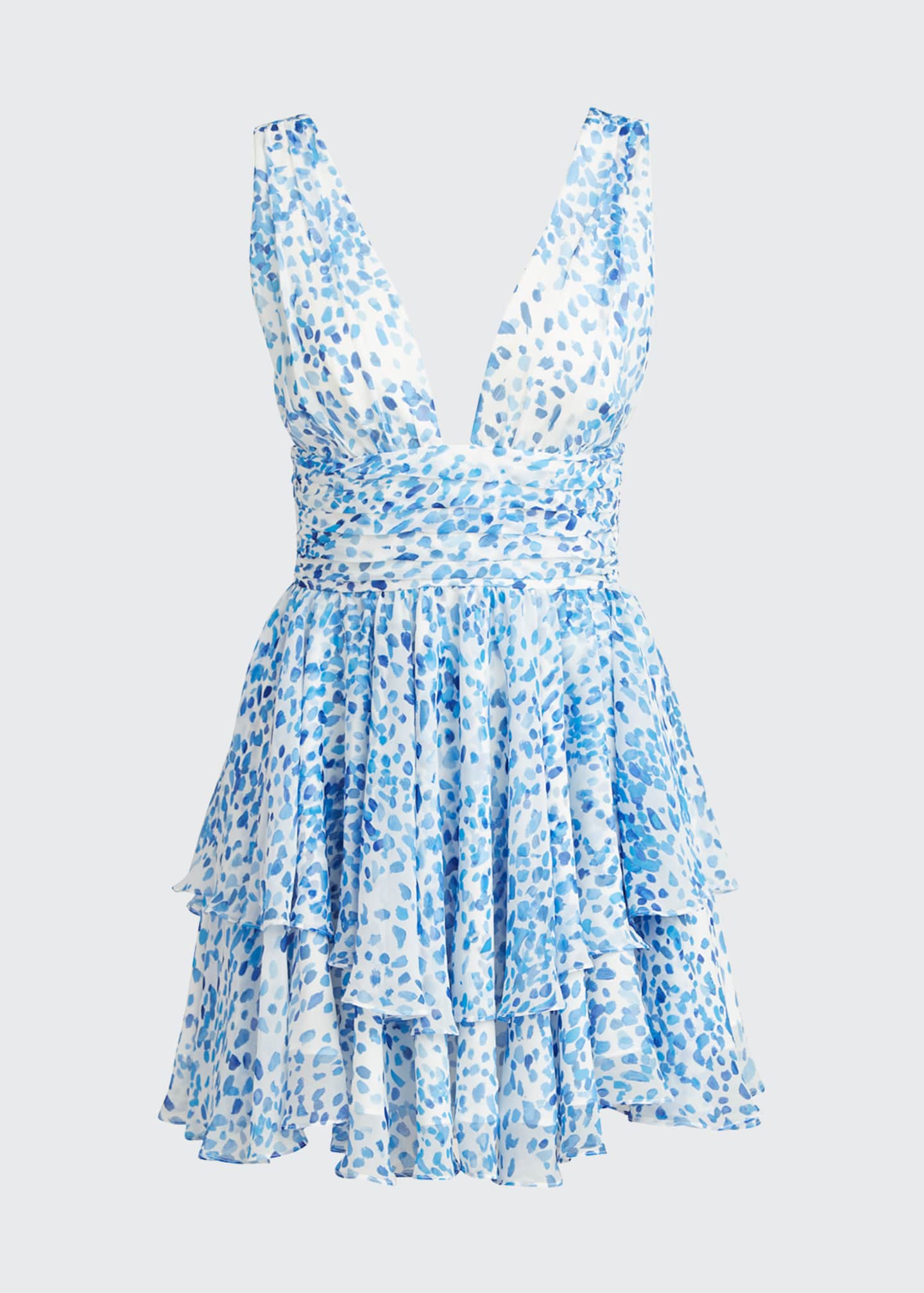 caroline constas paros mini dress