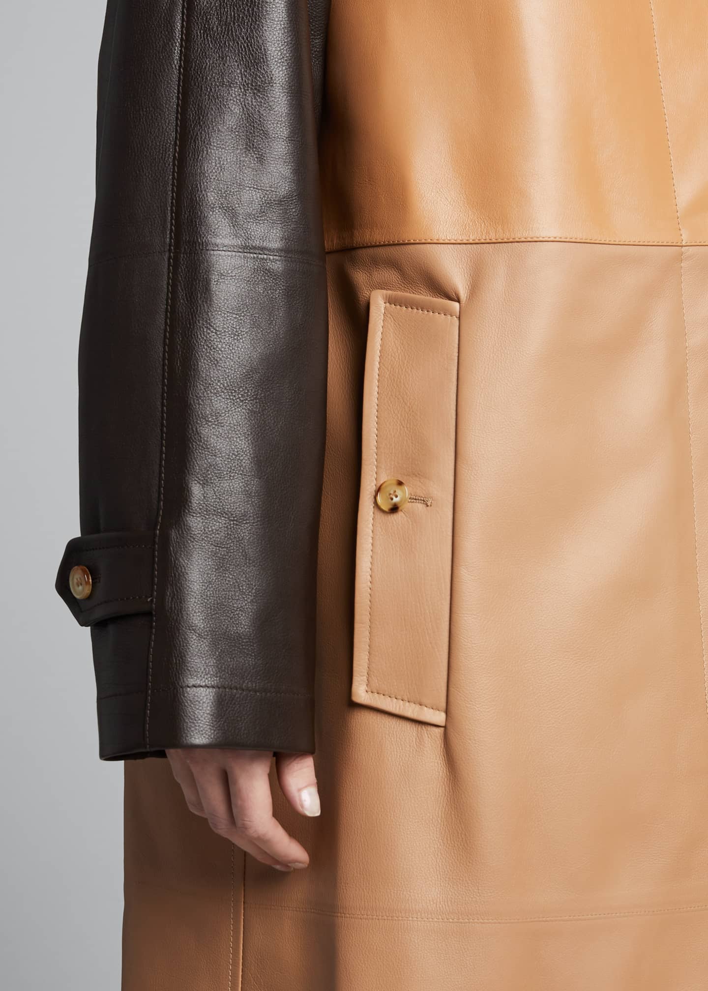 Burberry Patchwork Leather Trench Coat Bergdorf Goodman