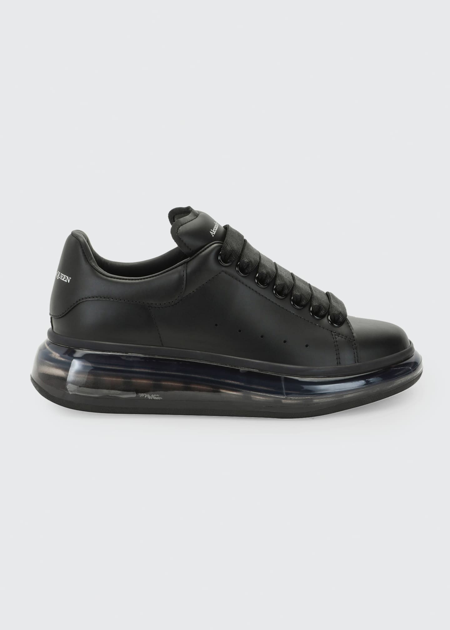 alexander mcqueen transparent oversized sneakers