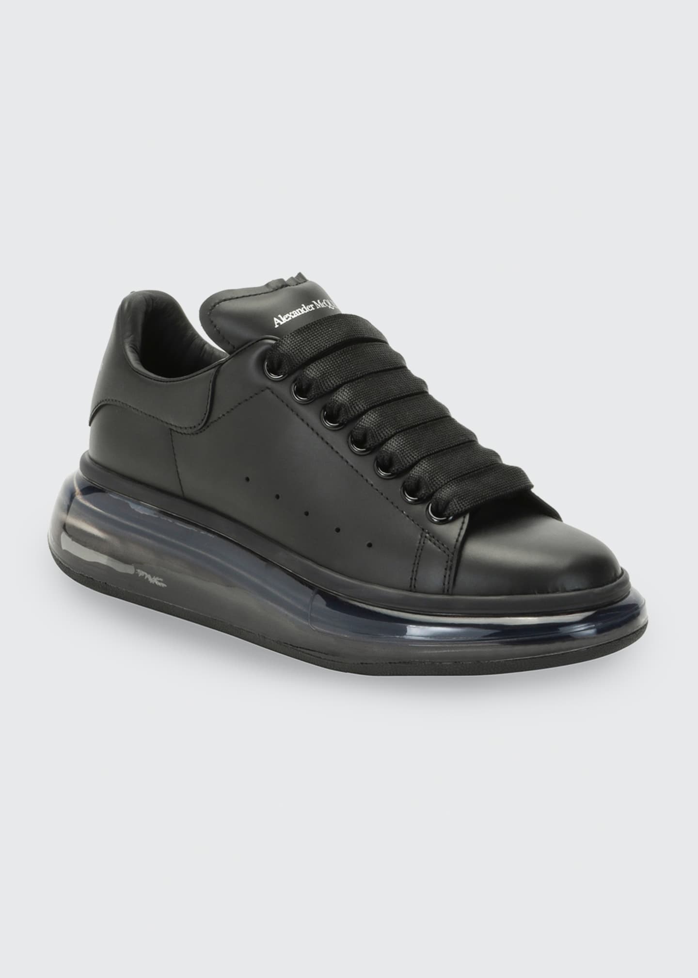 alexander mcqueen transparent oversized sneakers