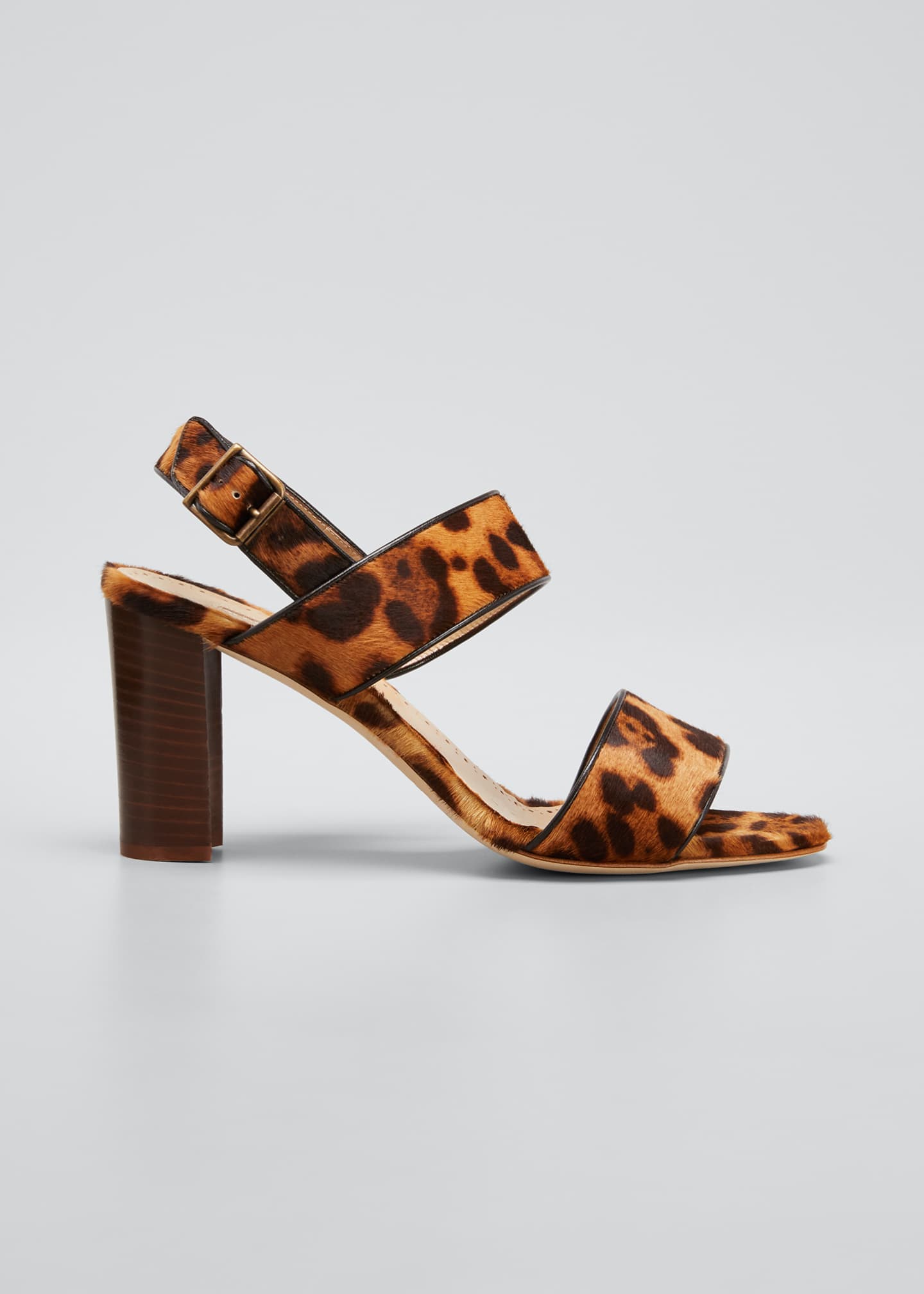 fur slingback sandals