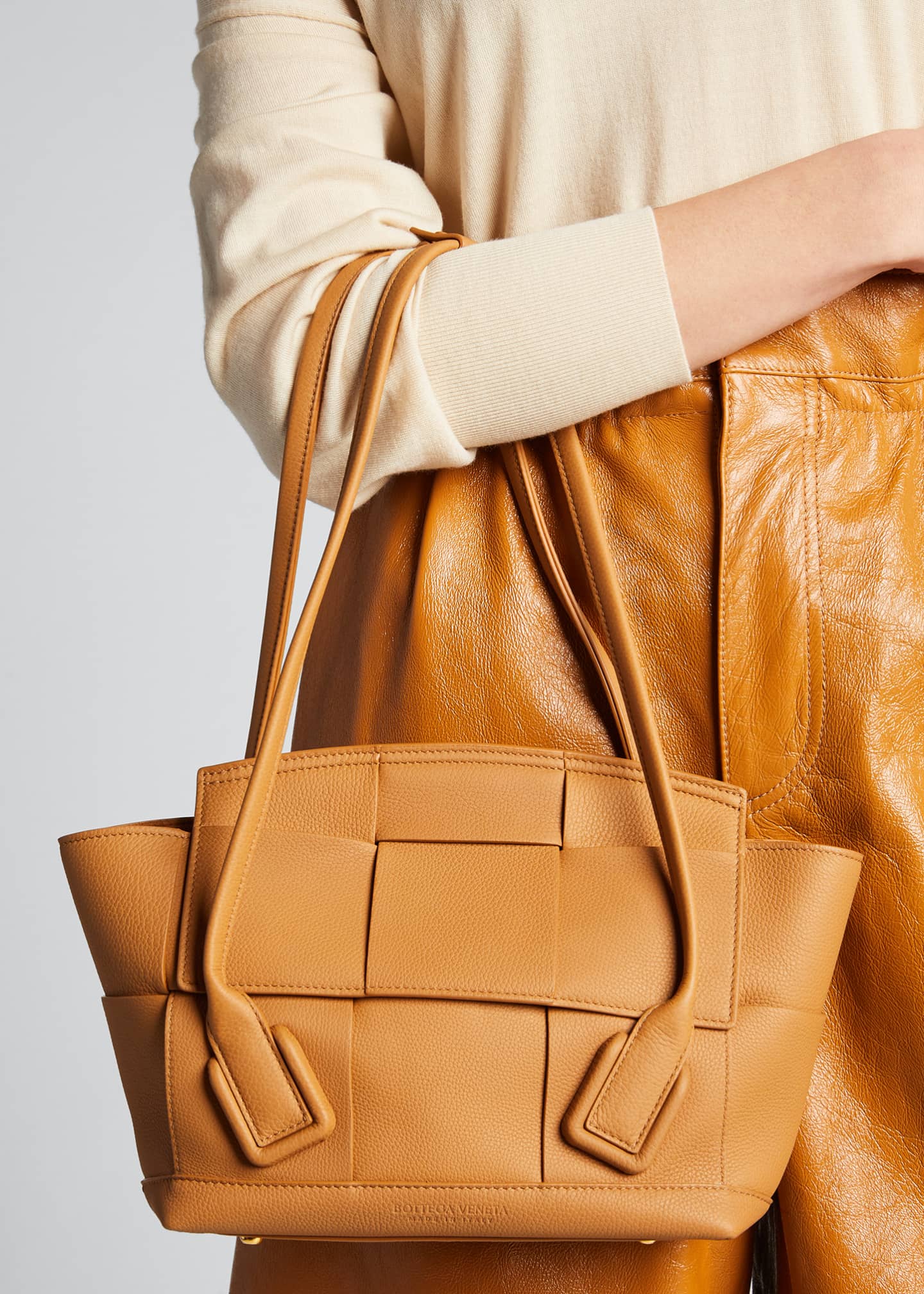 Bottega Arco Small TopHandle Tote Bag Bergdorf Goodman