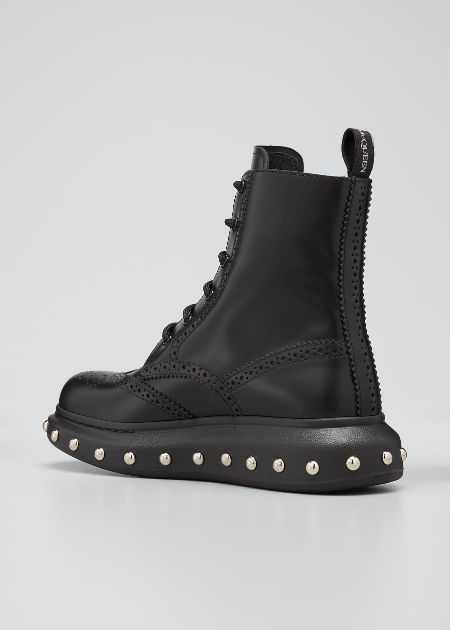 alexander mcqueen hybrid lace up boot