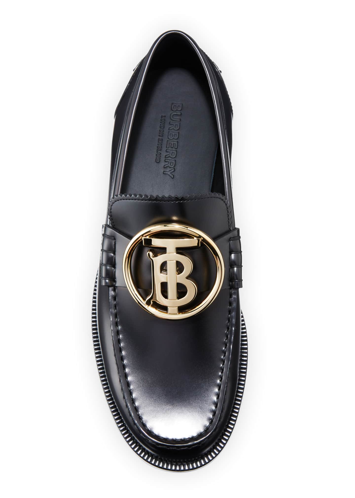 Burberry loafers mens clearance
