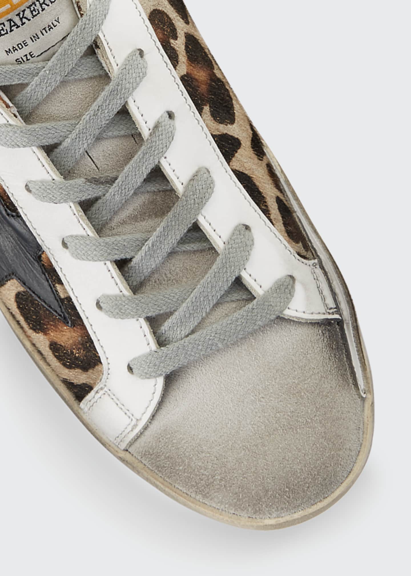 golden goose calf hair leopard