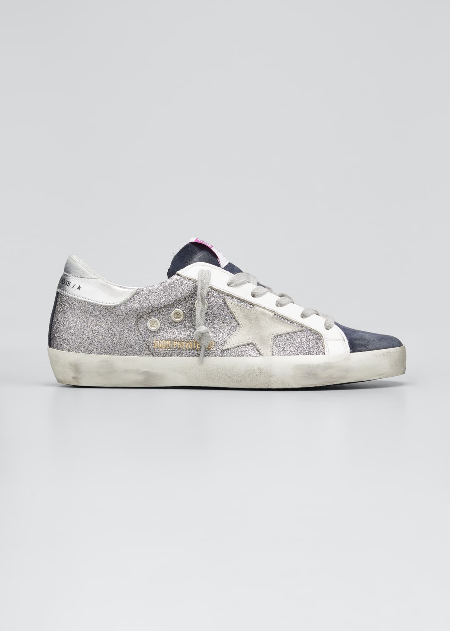 Golden Goose Superstar Glitter Low-Top Sneakers - Bergdorf Goodman