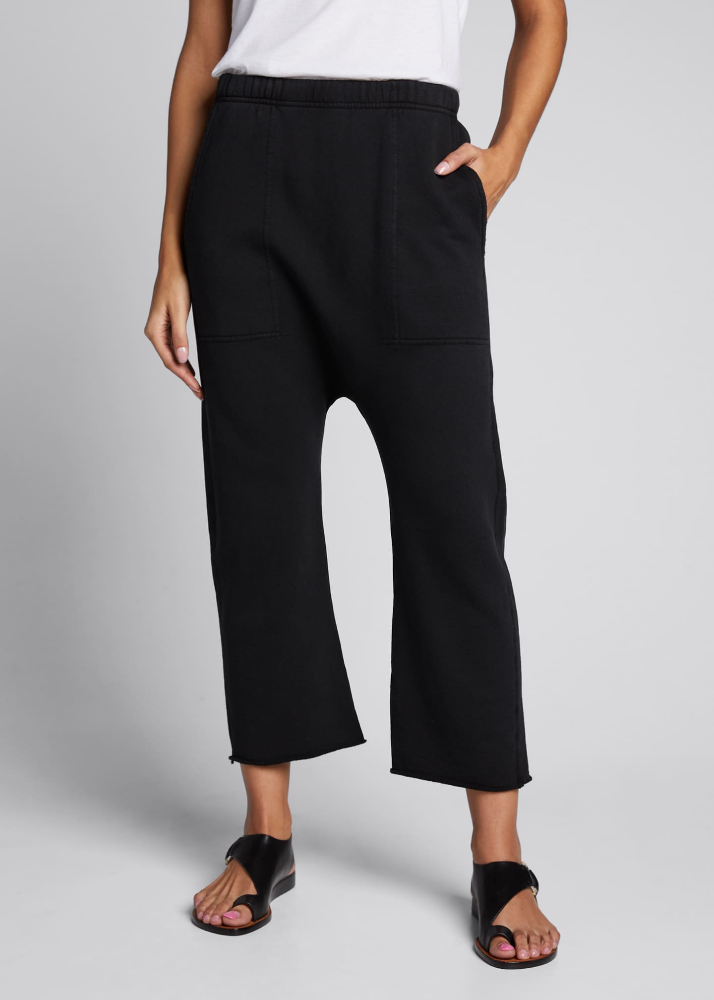 cropped sweatpants ladies