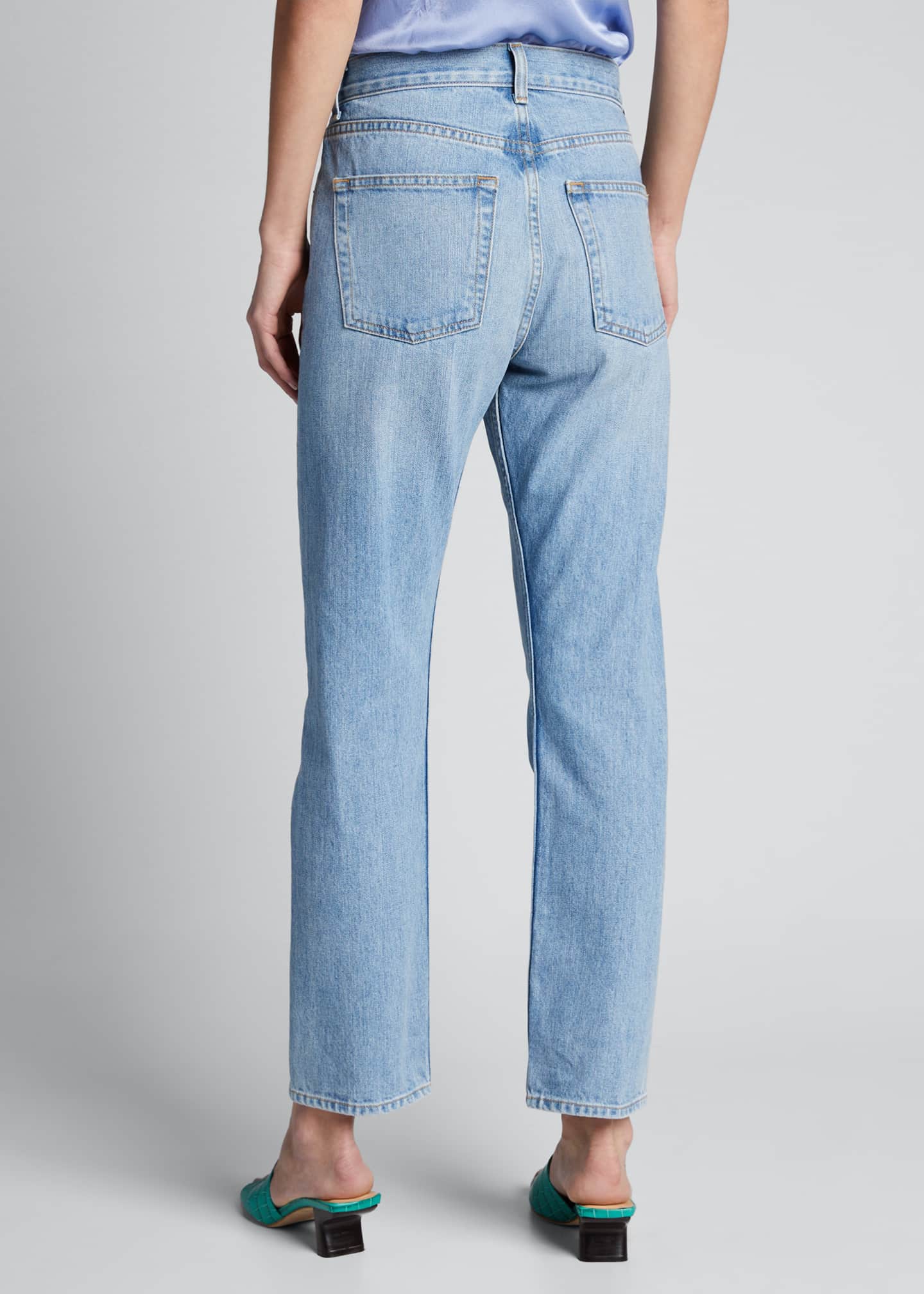 Brock Collection HighRise StraightLeg Jeans Bergdorf Goodman