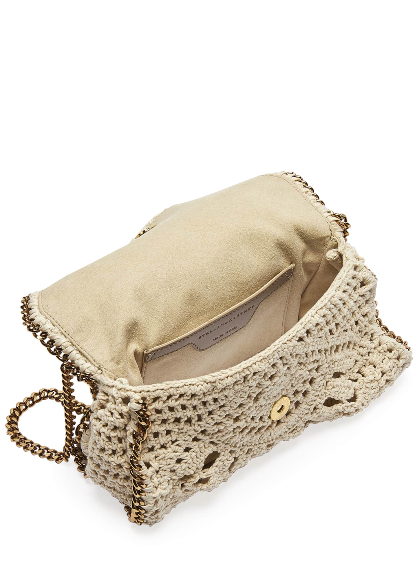 Stella McCartney Falabella Mini Crochet FoldOver Crossbody Bag
