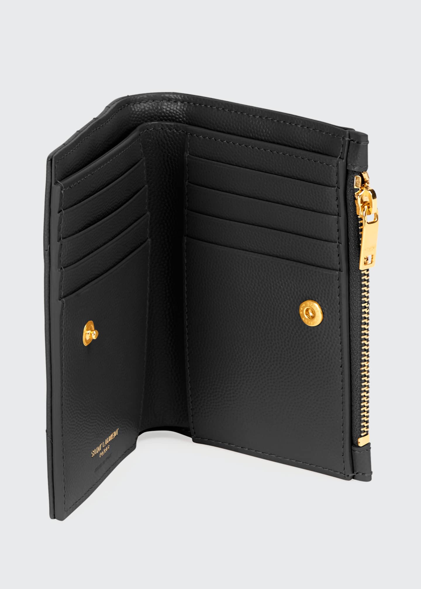 Saint Laurent YSL Monogram Slim Leather Wallet Bergdorf Goodman