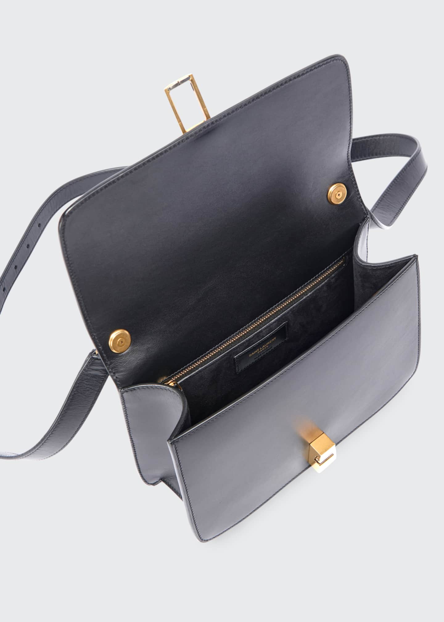 Saint Laurent Carre Medium Calf Leather Crossbody Bag Bergdorf Goodman