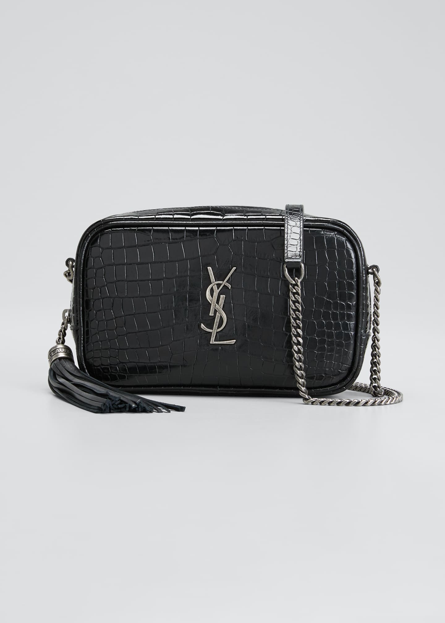 ysl camera bag grey