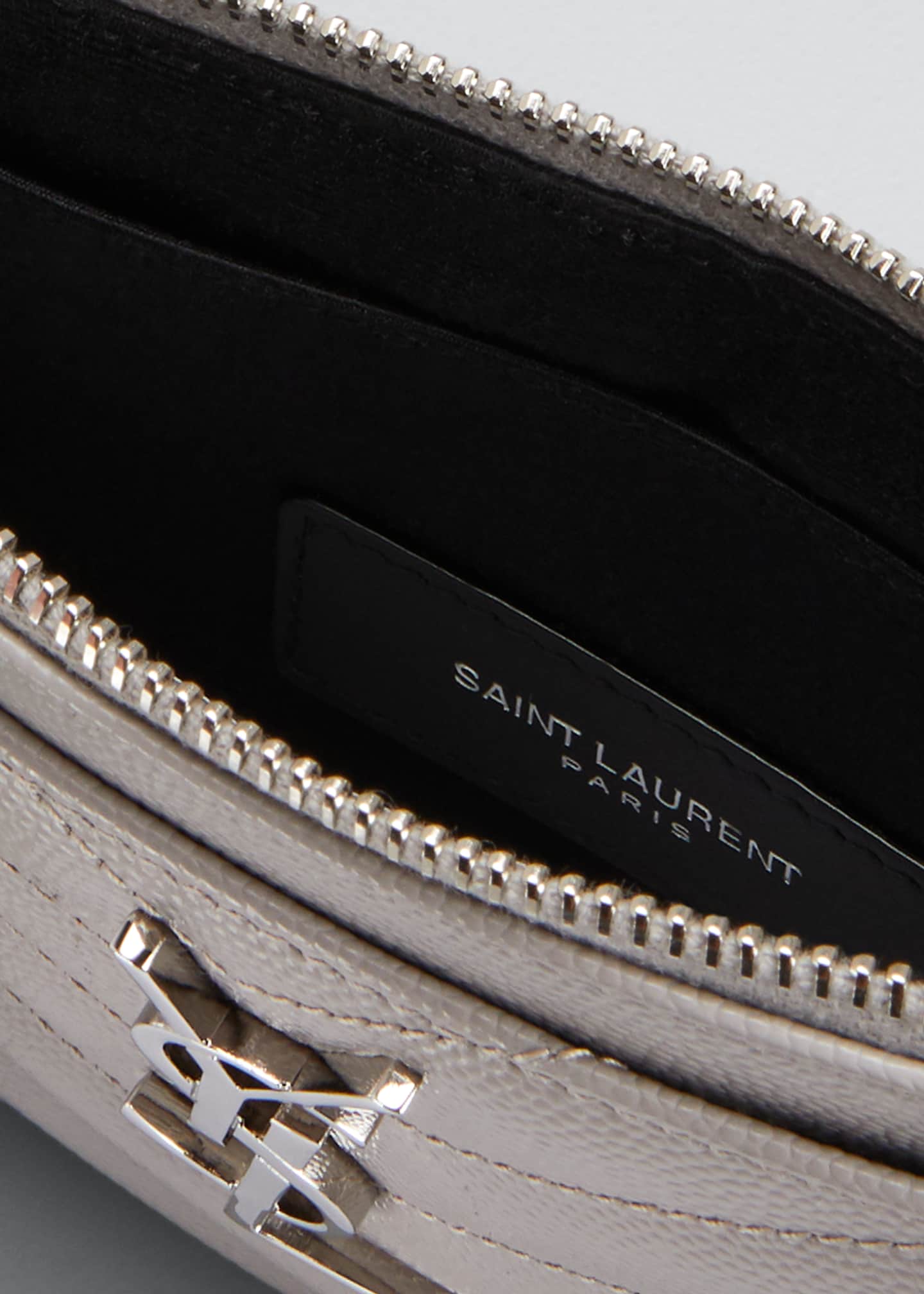 saint laurent quilted pouch