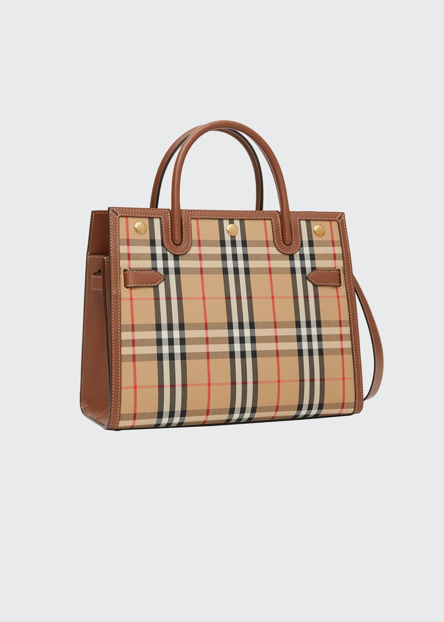 Burberry Small Vintage Check Title Bag Bergdorf Goodman