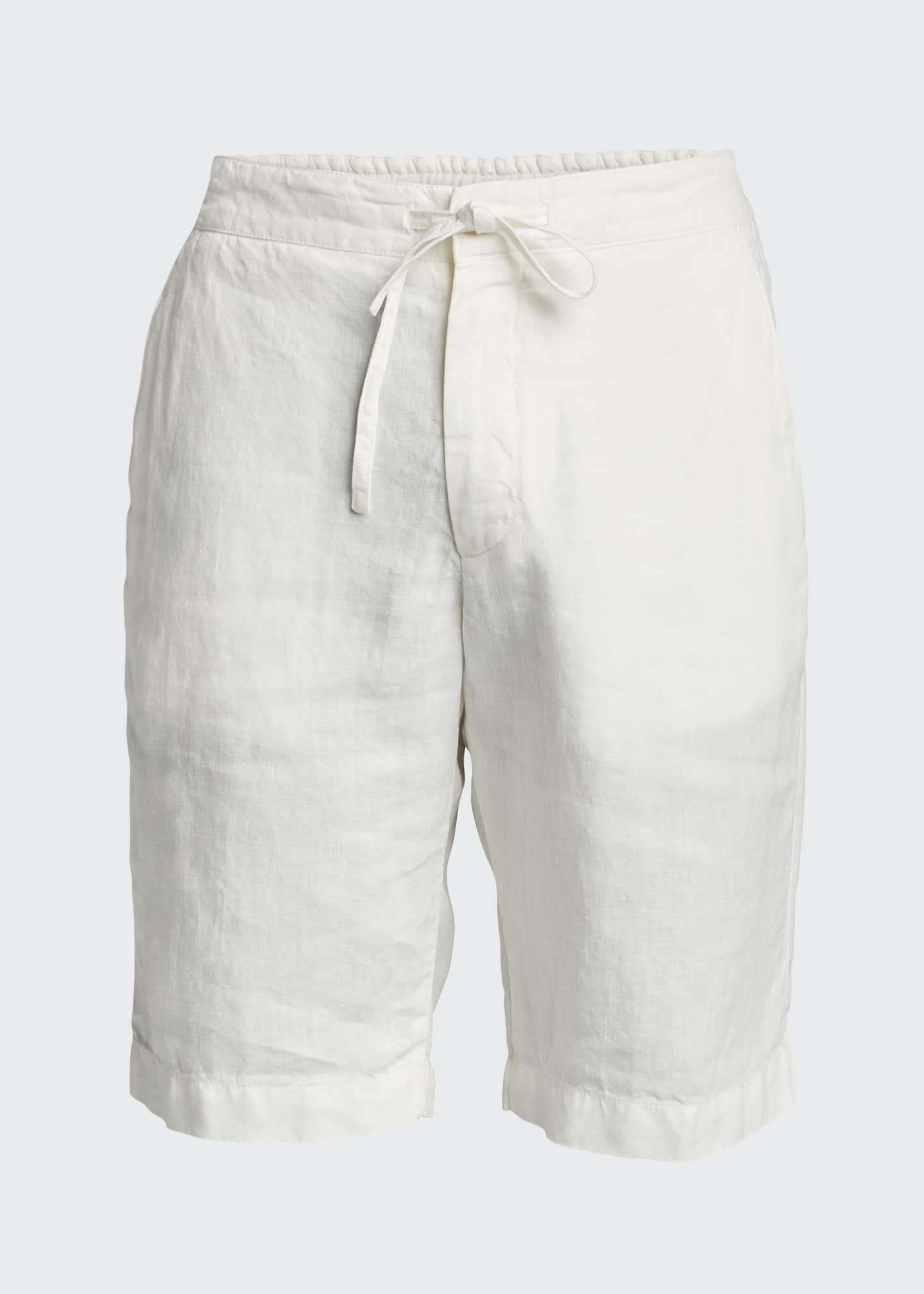 Z Zegna Men's Drawstring Linen Shorts Bergdorf Goodman