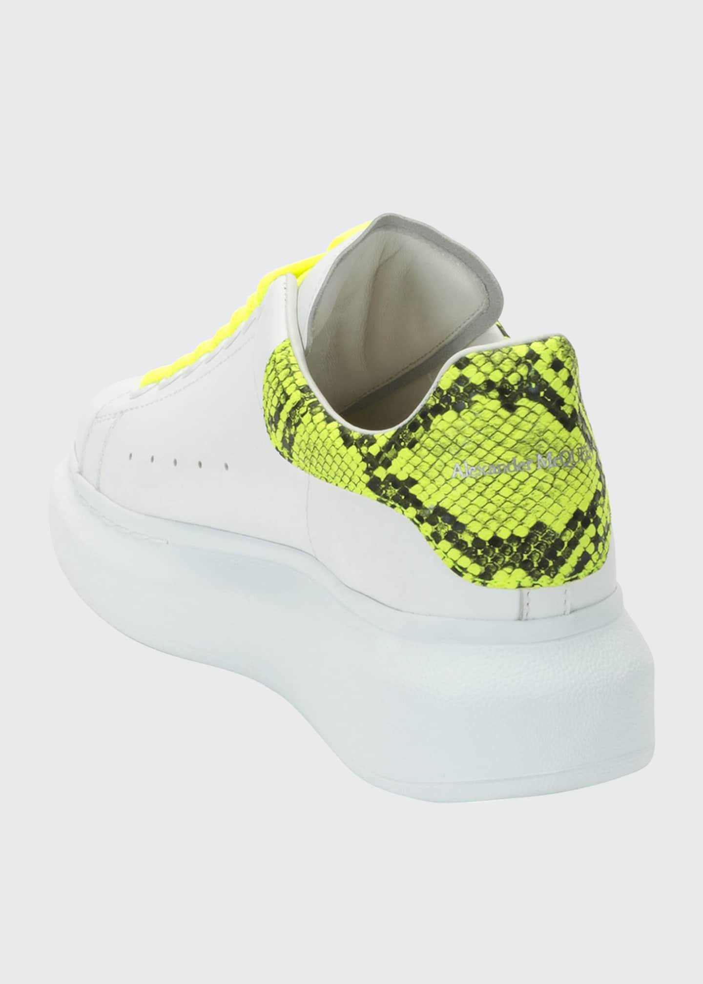 alexander mcqueen neon shoes