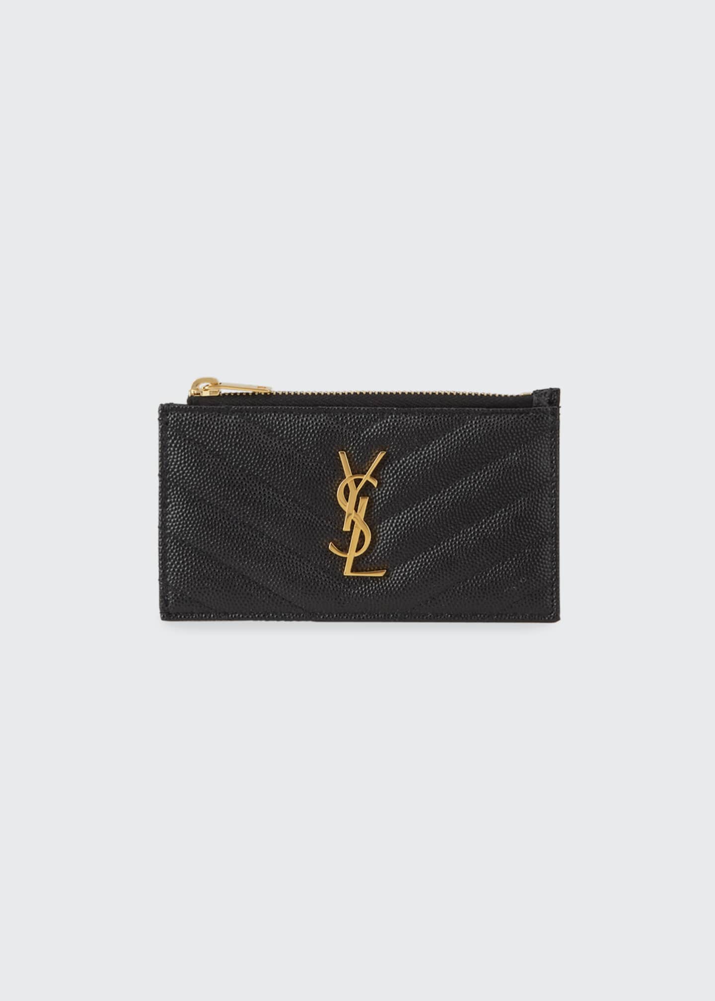 ysl monogram card case