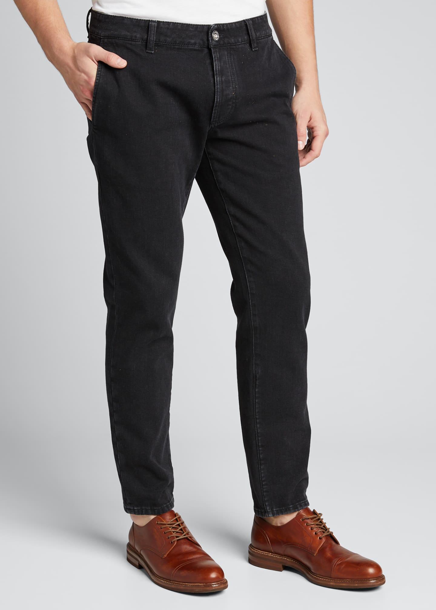 black formal jeans