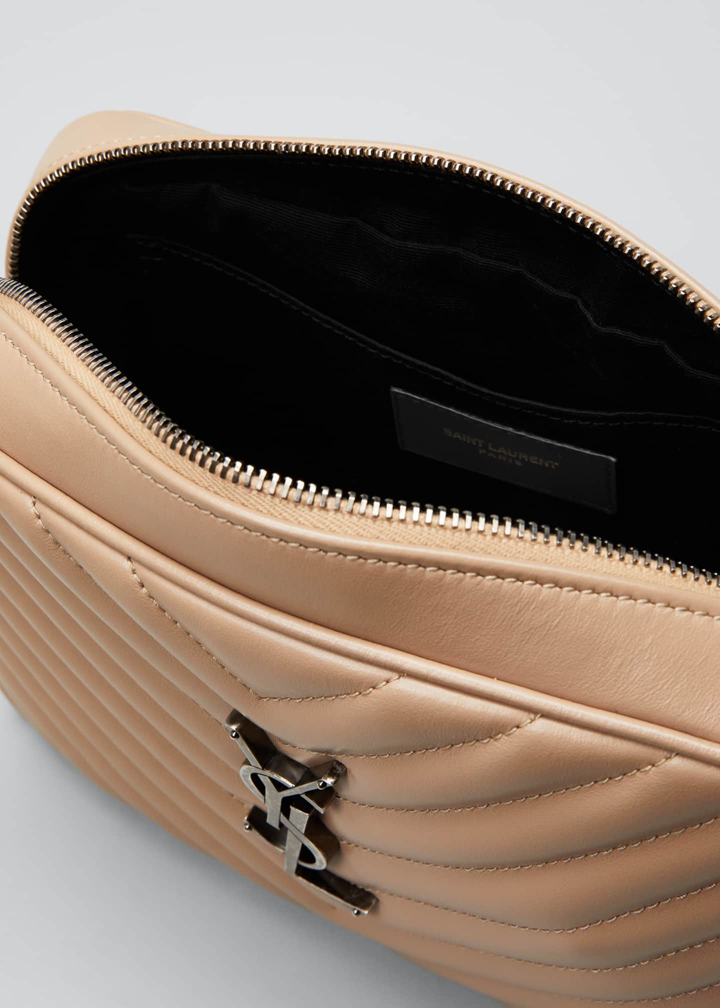 Saint Laurent Lou Medium YSL Monogram Calfskin Camera Crossbody Bag