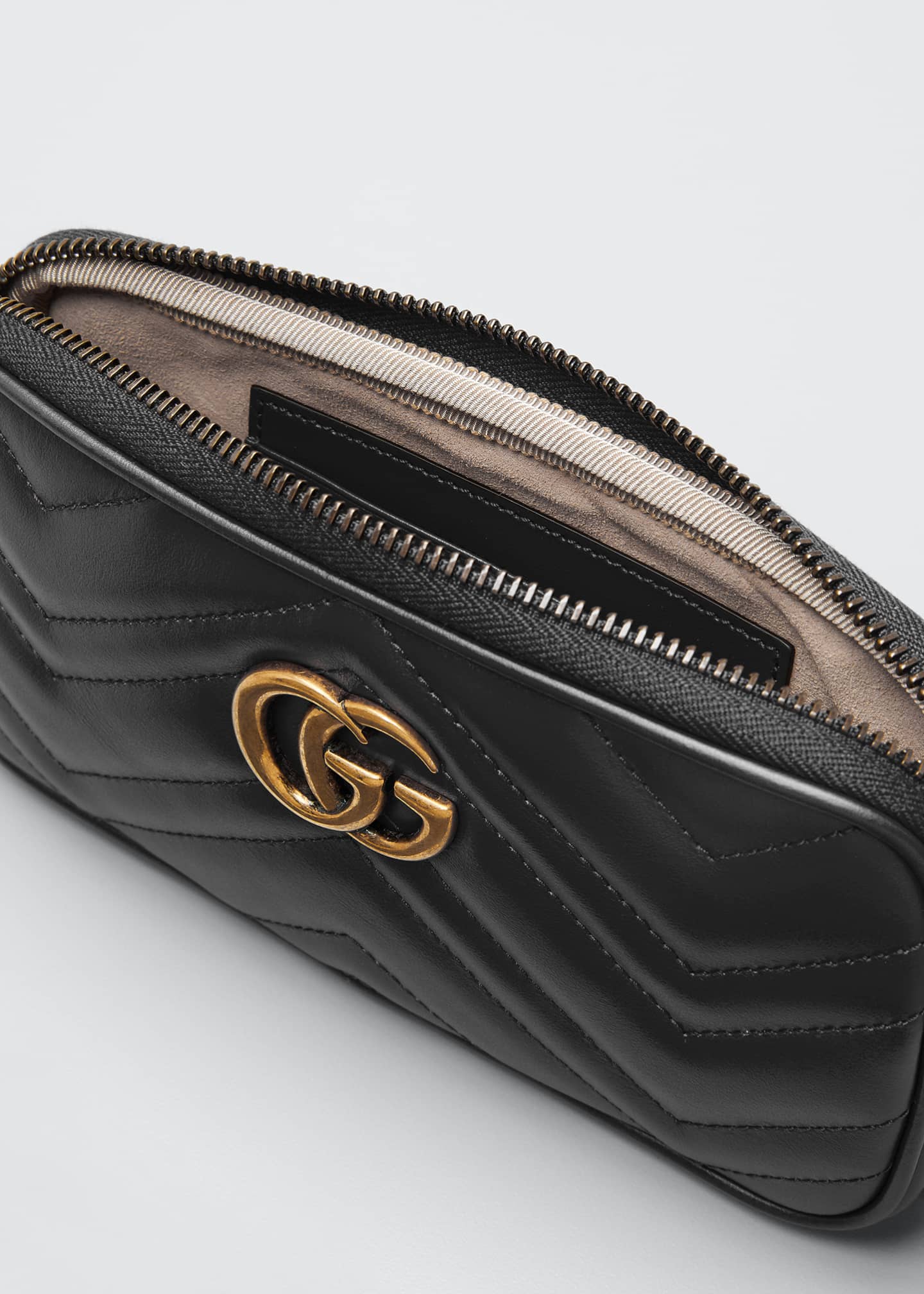 gg marmont mini zip around wallet