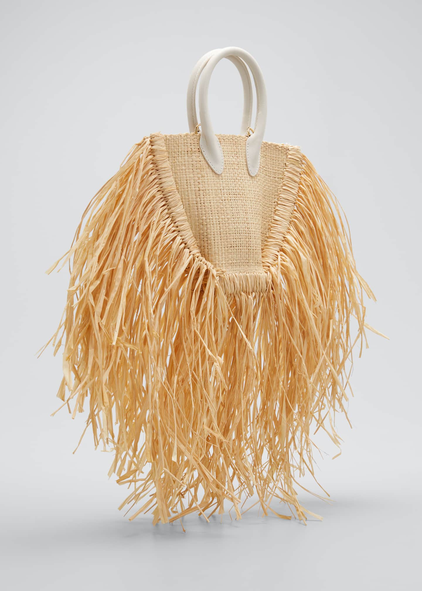 Jacquemus Le Petit Mini Raffia Fringe Tote Bag Bergdorf Goodman