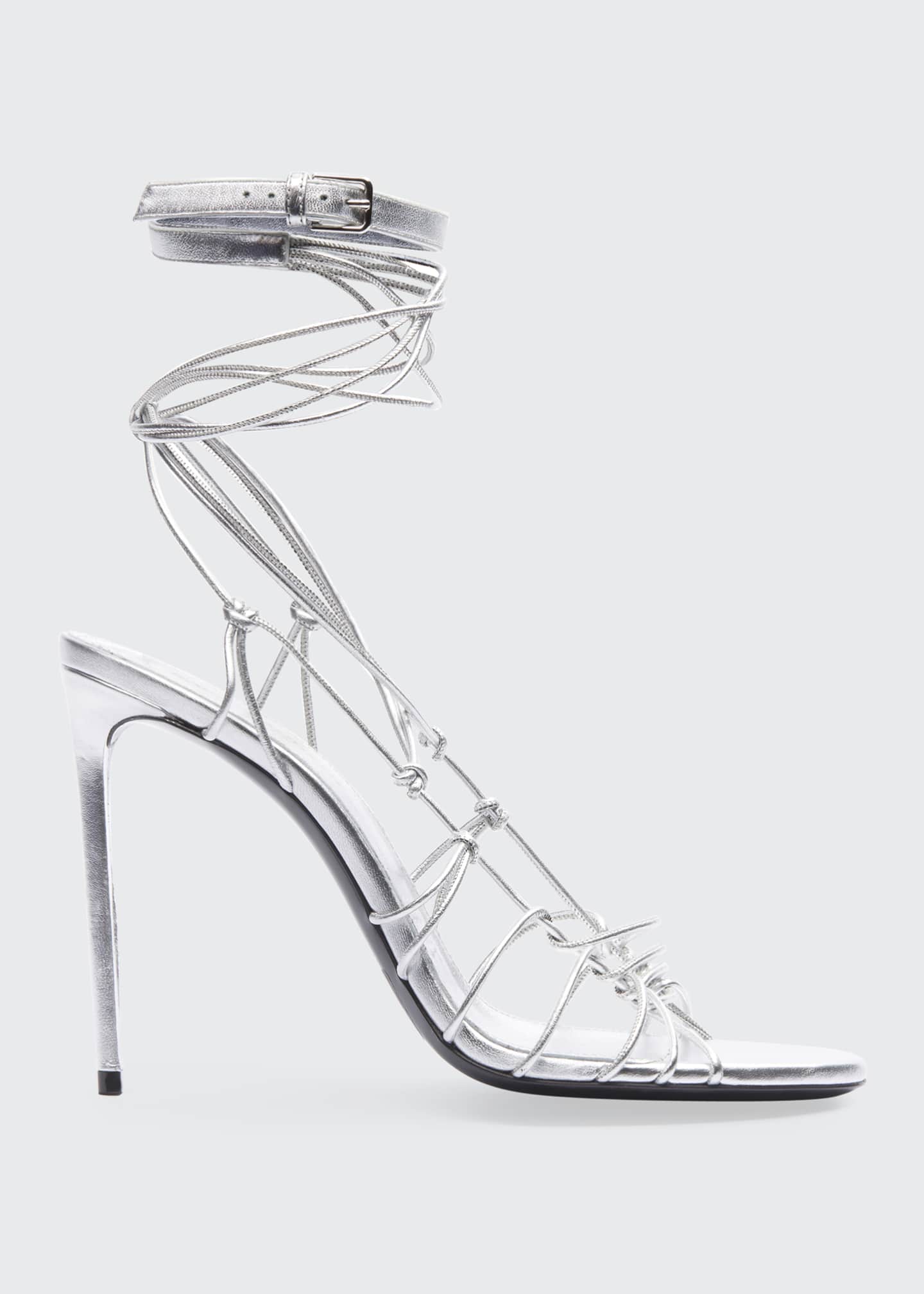 saint laurent strappy heels