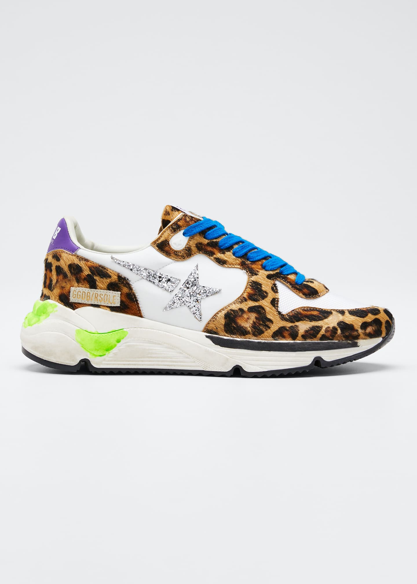 golden goose hi star tiger leopard sneakers