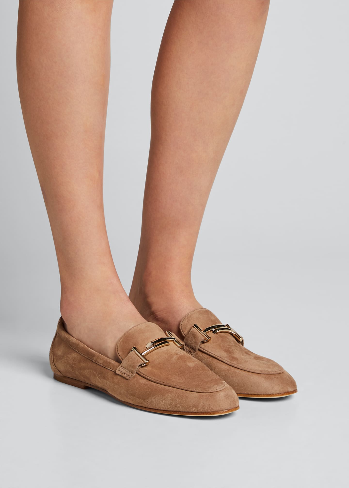 tod's double t loafer womens