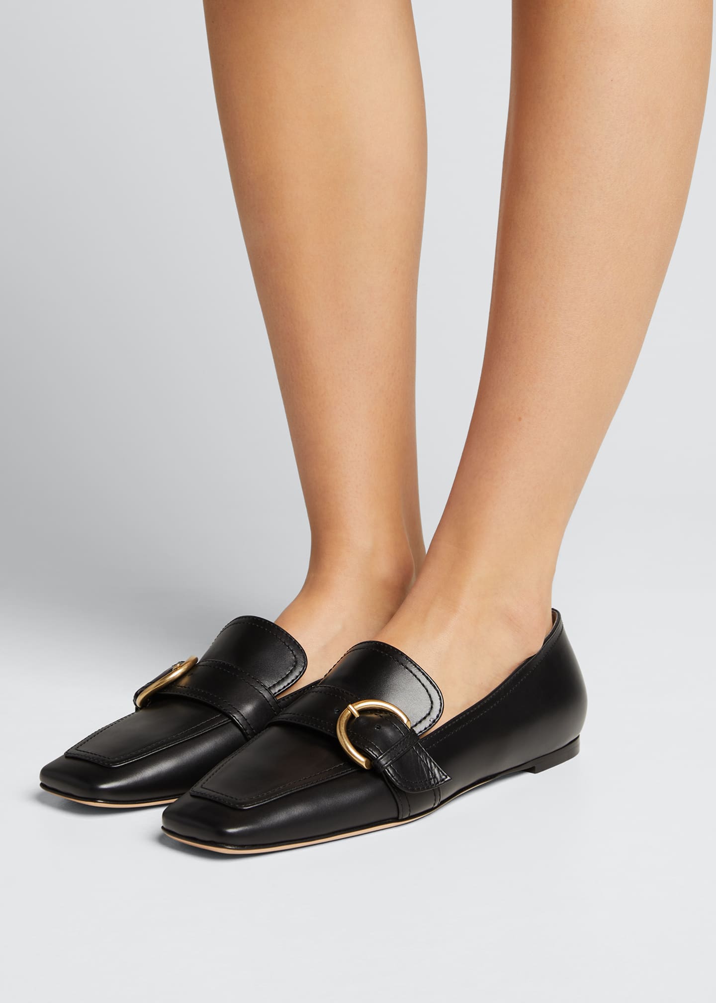 Gianvito rossi leather loafers Clearance
