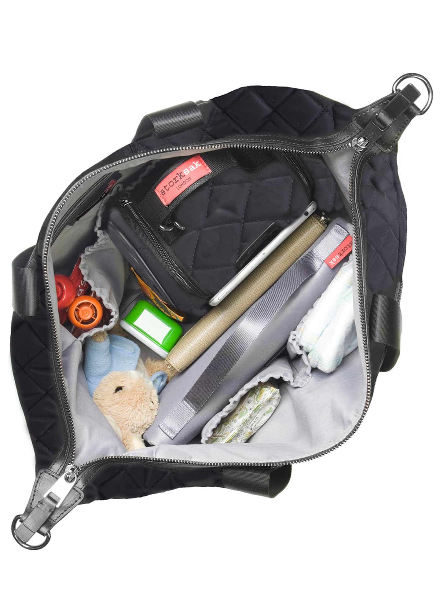 Storksak Stevie Quilted Nylon Diaper Bag Bergdorf Goodman