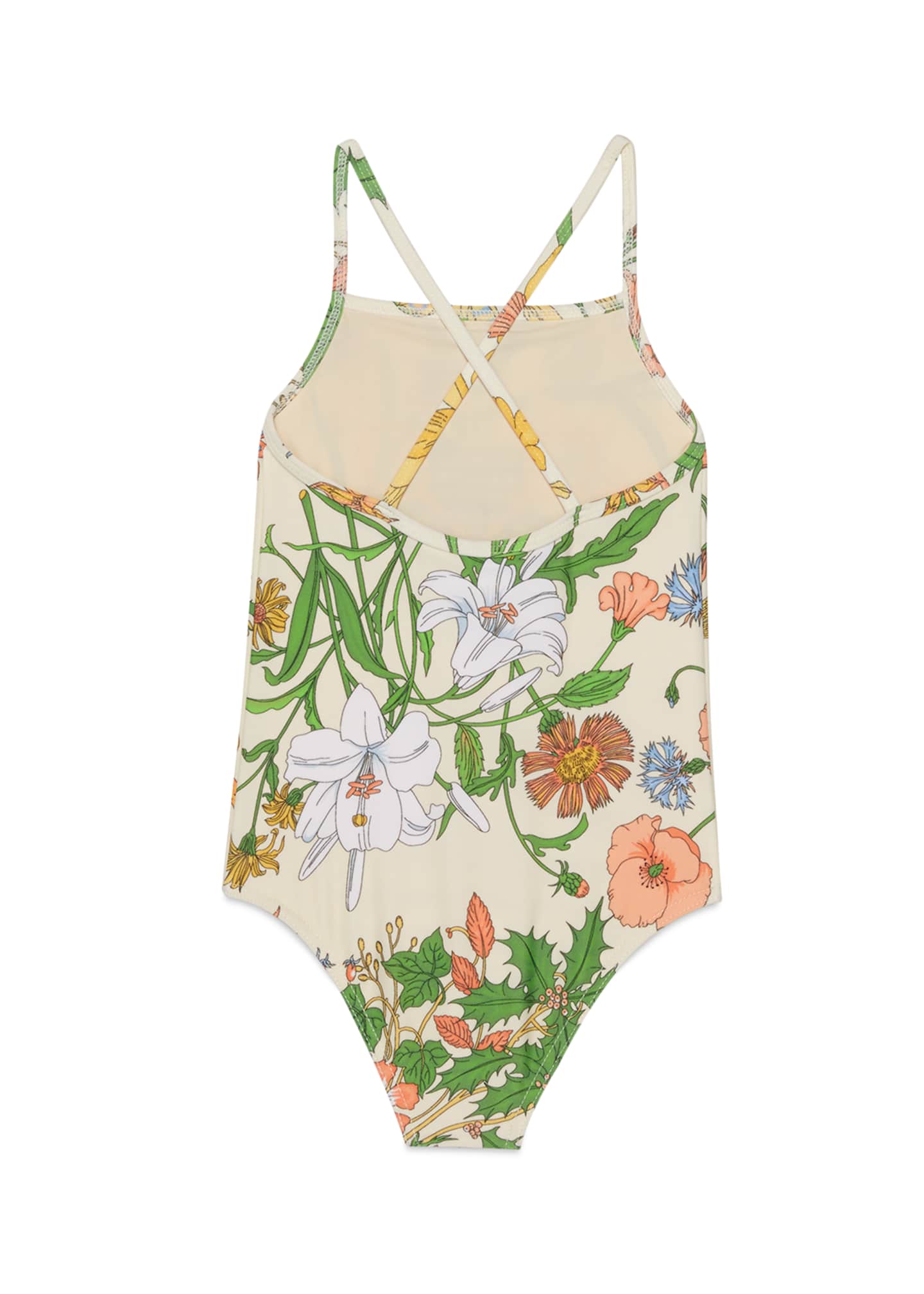 gucci floral swimsuit