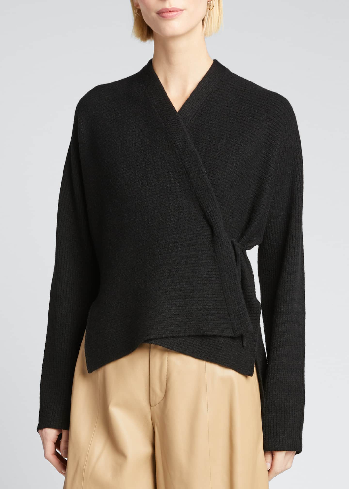 vince wrap cardigan