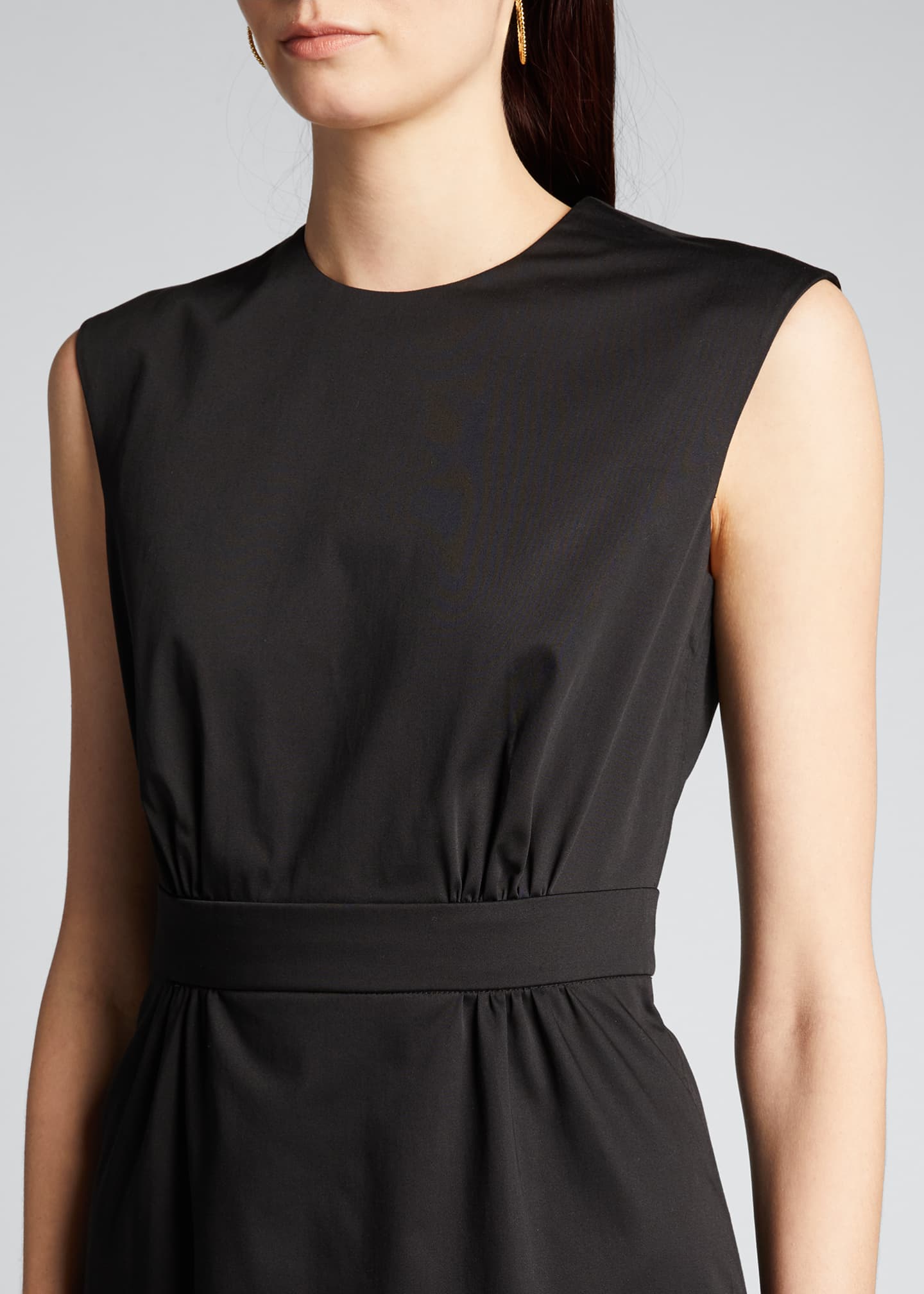 Prada Sateen Sleeveless Suit Dress Bergdorf Goodman
