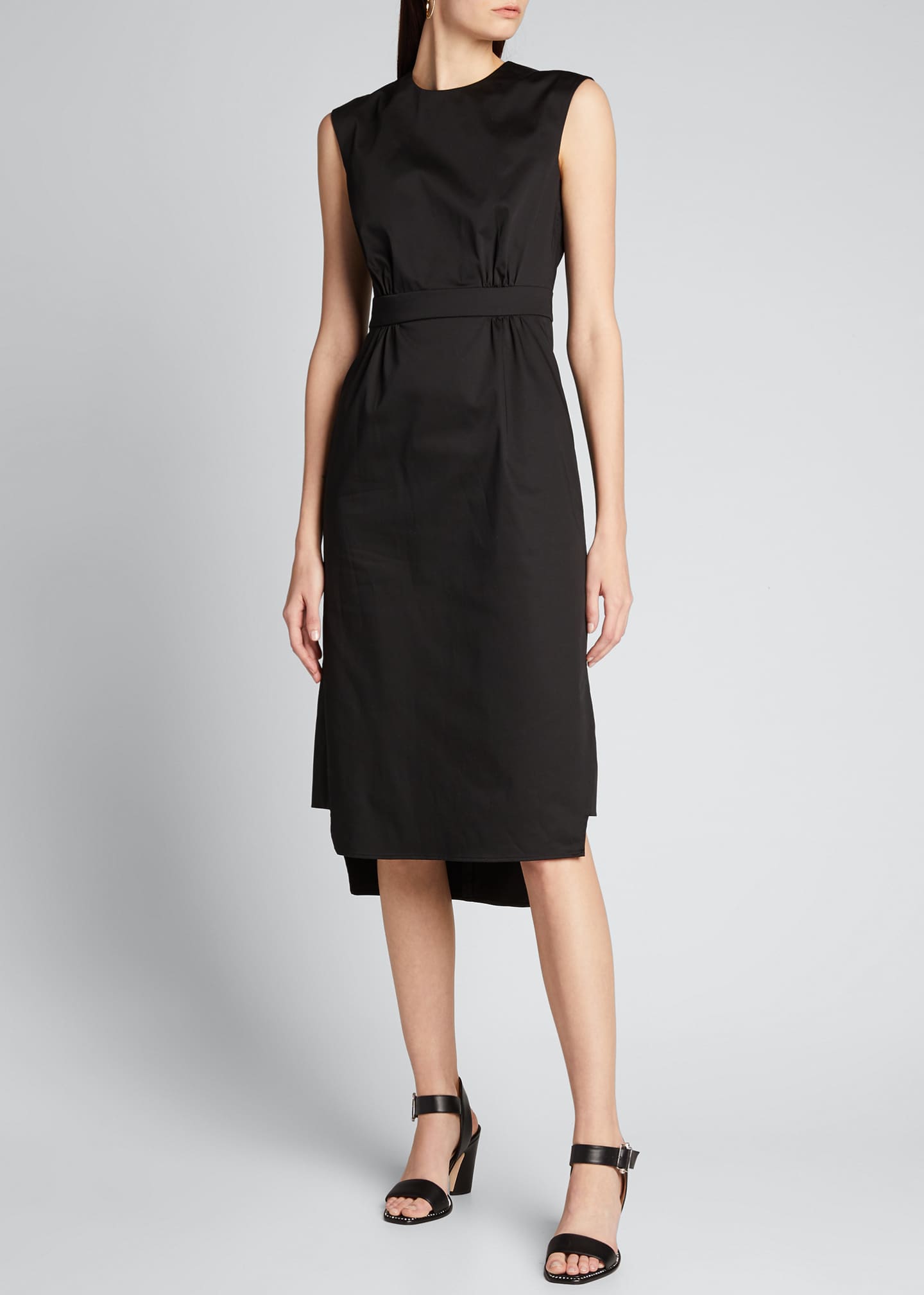 Prada Sateen Sleeveless Suit Dress - Bergdorf Goodman