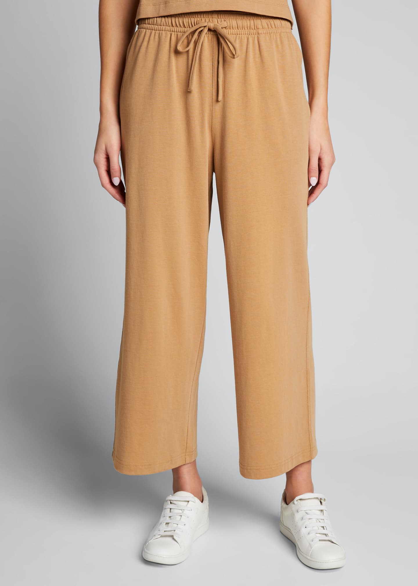cropped wide leg joggers