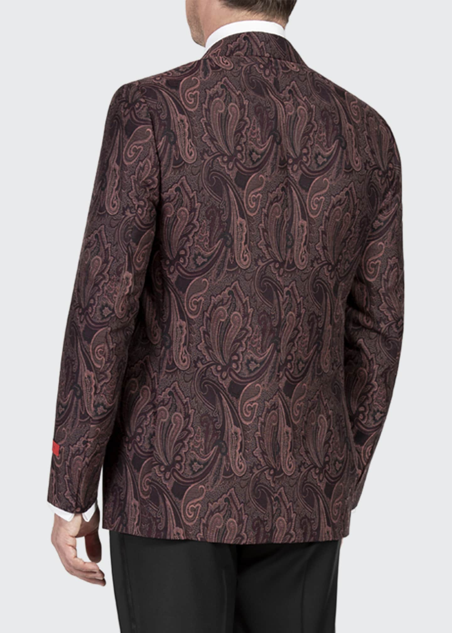 Isaia Men's Large Paisley Dinner Jacket Bergdorf Goodman